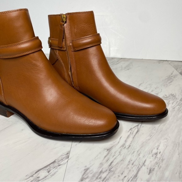 Franco Sarto Elese Brown Leather Bootie 9M - Picture 9 of 14